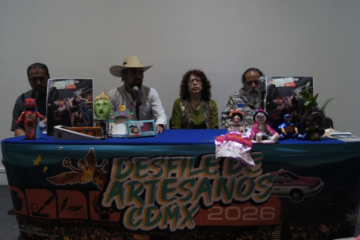 4. Conferencia de prensa Desfile de Artesanos 2026. Foto - Gus Espinosa
