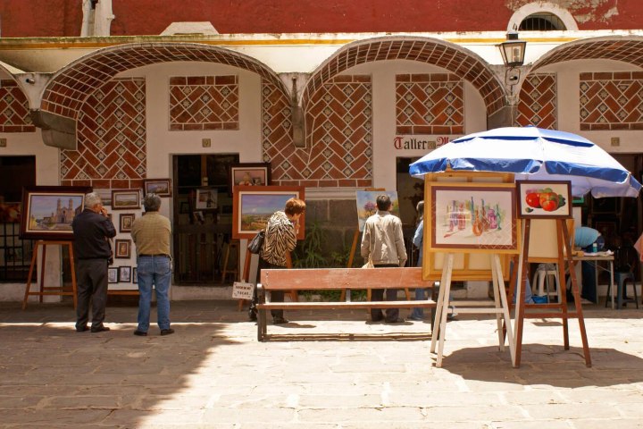 4. Barrio del Artista en Puebla. Foto - Alamy