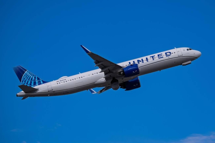 4. Airbus A321Neo de United. Foto - Alamy