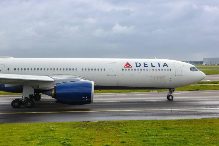5. Avión de Delta Air Lines Airbus A330-900neo. Foto - Alamy
