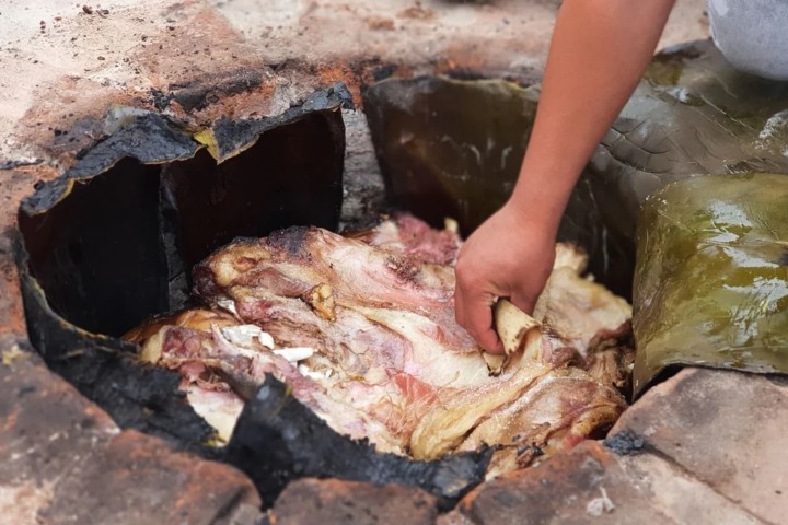 7. Barbacoa de hoyo. Foto - Vagando por México