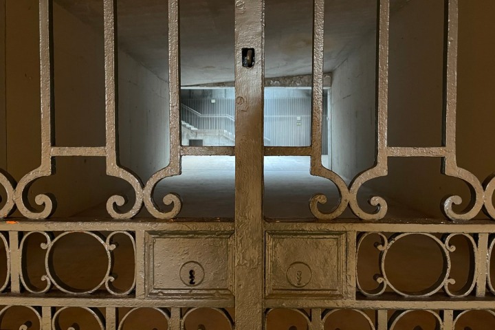 7. Sala del ayuntamiento al terminar el túnel. Foto - @ArteEnMadrid (X)
