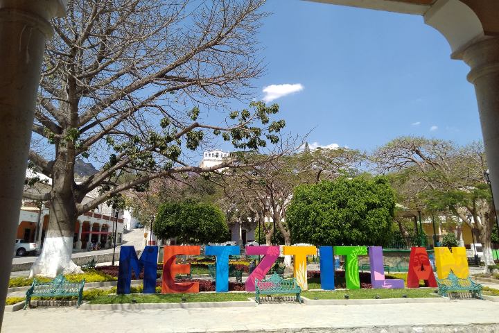 1. Zócalo de Metztitlán. Foto - @unrincondehidalgo (Instagram)
