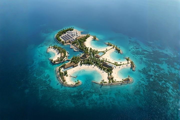 1. Concepto artístico de Sandy Cay. Foto - Archivo MSC