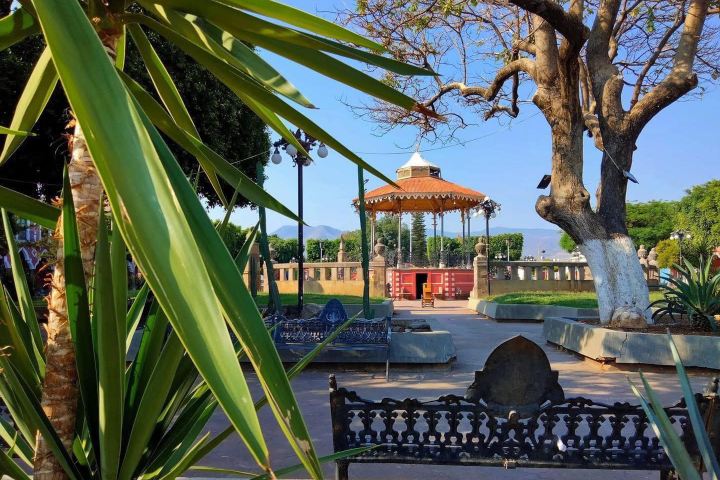 1. Kiosco en la plaza principal de Sayula. Foto - @disfrutasayula (Instagram)