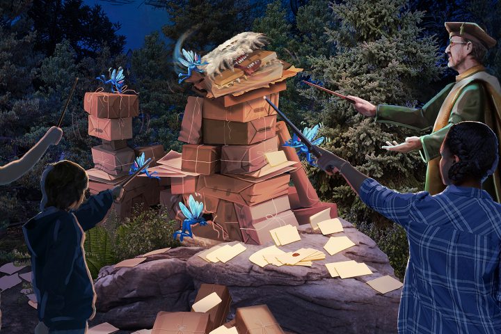 3. Concepto artístico de Search of the Hippogriff. Foto - Universal Destinations And Experiences Travel Professionals﻿ (Facebook)
