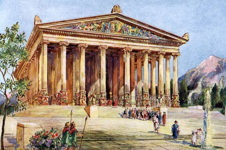 3. Ilustración del Templo de Artemisa. Foto - Estudio Biblia