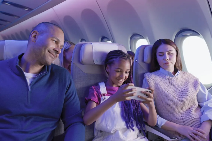3. Pasajeros en Airbus A321neo. Foto - Airbus