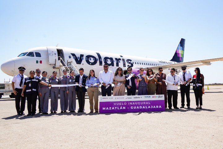 3. Inauguración del vuelo de Volaris Guadalajara - Mazatlán. Foto - Archivo Volaris