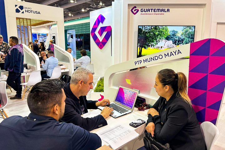 3. Stand de negocios de Guatemala en el Tianguis Turístico México 2023. Foto - INGUAT