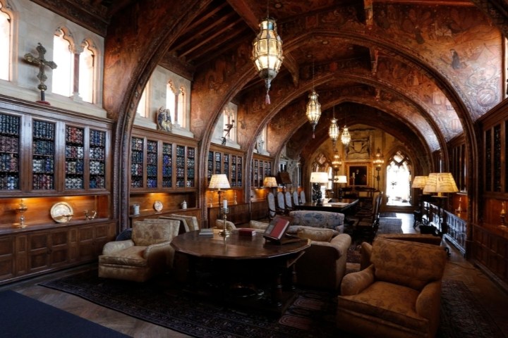 3. Estudio gótico del Castillo Hearst. Foto - @robinsrestaurant (Instagram)