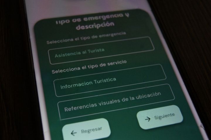 4. Opciones del tipo de emergencia en la app de los Ángeles Verdes. Foto - Gus Espinosa
