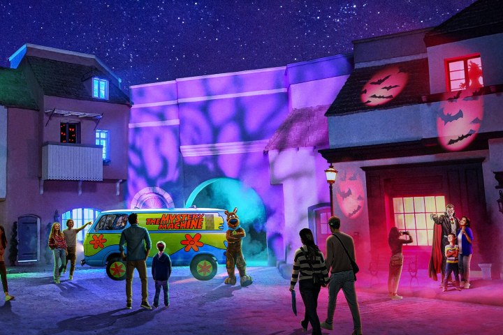 4. Concepto artístico de la Búsqueda del Misterio en el mundo de Scooby-Doo. Foto - Discover Universal