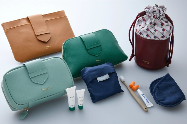 4. Ejemplo de kit de amenidades para Clase Ejecutiva. Foto - All Nippon Airways