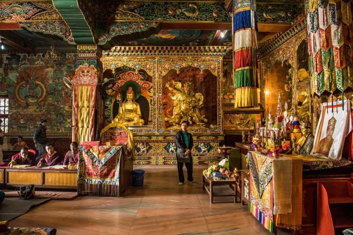 5. Interior de la Estupa de Boudhanath. Foto - Alamy