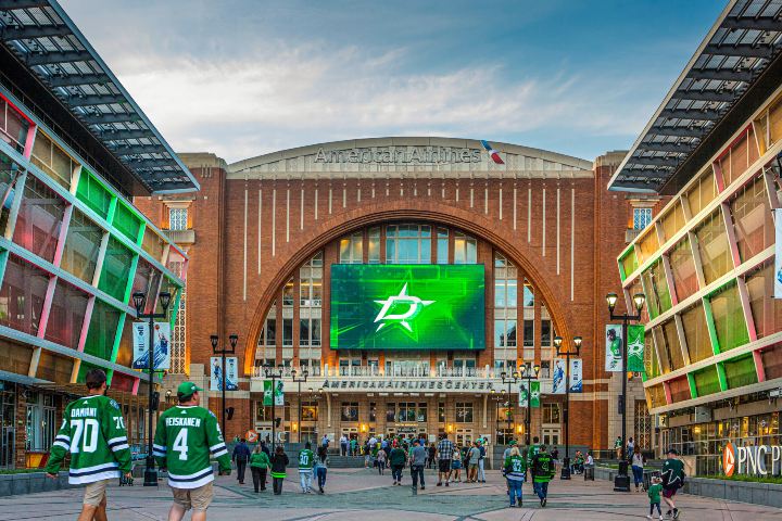 5. American Airlines Center. Foto - Archivo Dallas
