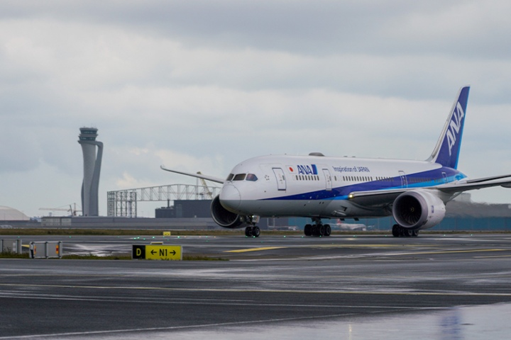 5. Aeronave ANA en pista de despegue. Foto - All Nippon Airways