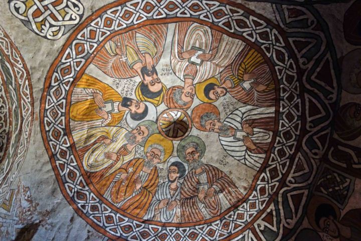 Pintura en Abuna Yemata Guh. Foto - documentalium.com