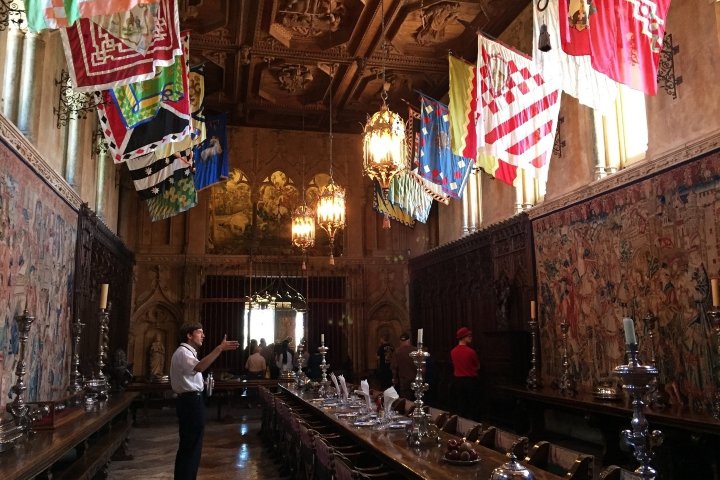 5. Comedor en el Castillo Hearst. Foto - adventuresusa
