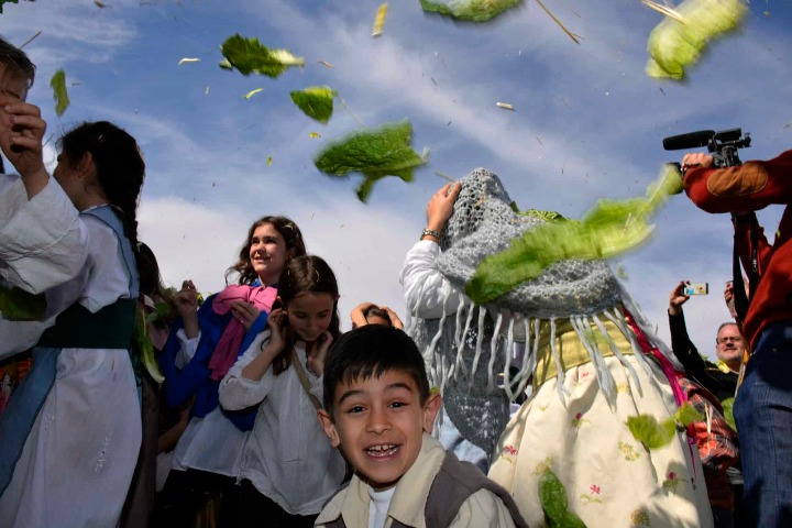 6. La Batalla de las Lechugas. Foto - Fiestas del medievo