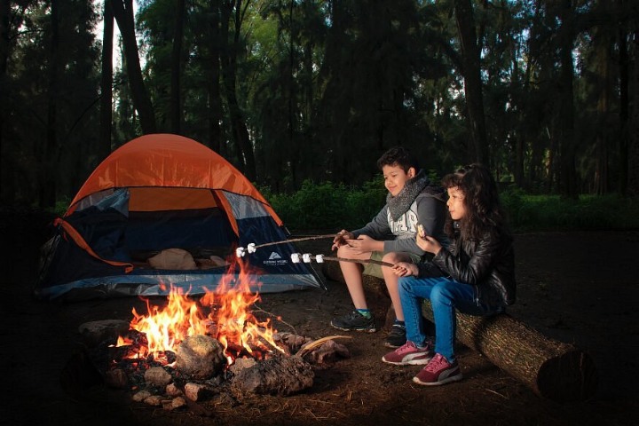 7. Niños acampando en el Parque Metropolitano de León. Foto - León, Guanajuato (Tripadvisor)