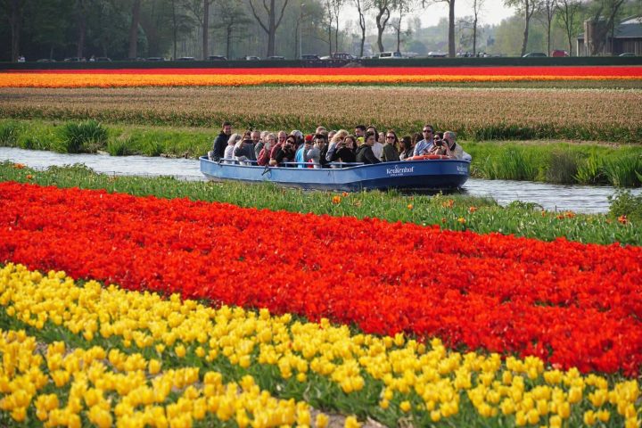 8. Paseo en bote por canal de Keukenhof. Foto - Alamy