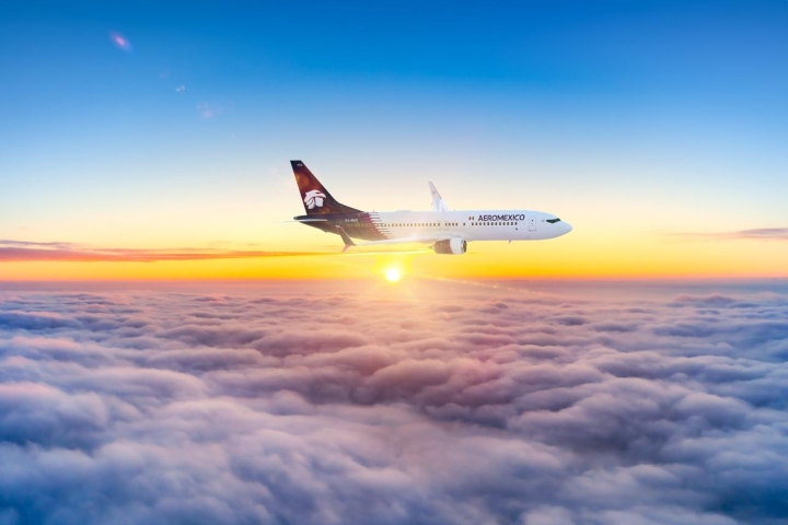 1. Avión de Aeroméxico. Foto - Archivo Aeroméxico