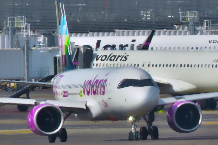 2. Avión A320NEO de Volaris. Foto - @vega_spotter (Instagram)
