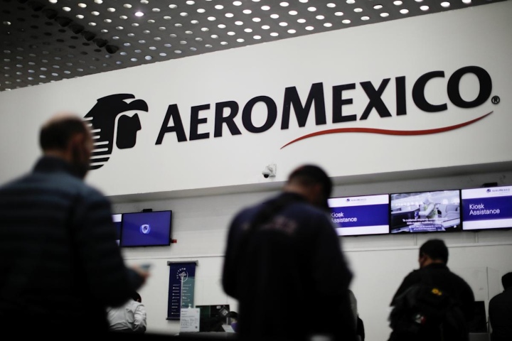 2. Mostrador de Aeroméxico. Foto - Yahoo Finanzas