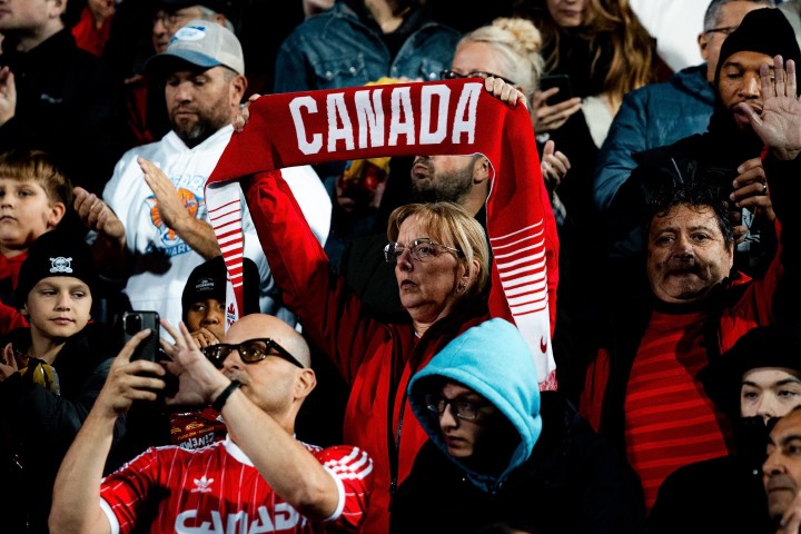 3. Aficionada a la Selección Nacional de Canadá. Foto - @canmnt (Instagram)