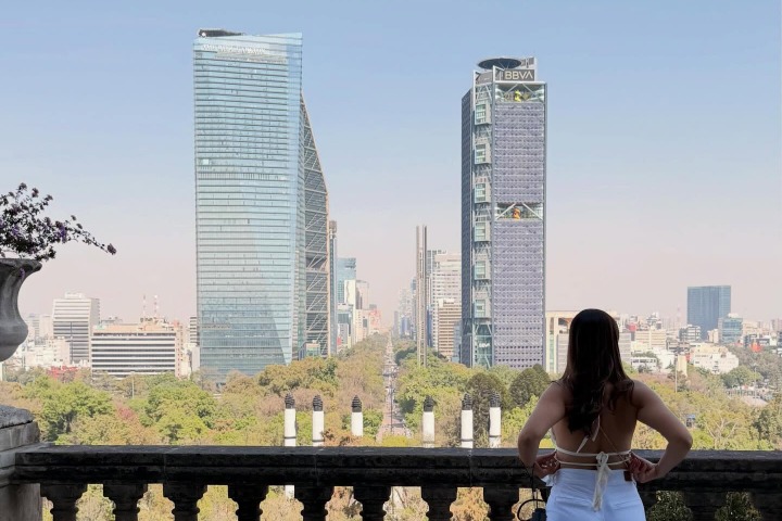 3. Vista desde la terraza del Castillo de Chapultepec. Foto - @alex.s.ortiz (Instagram)