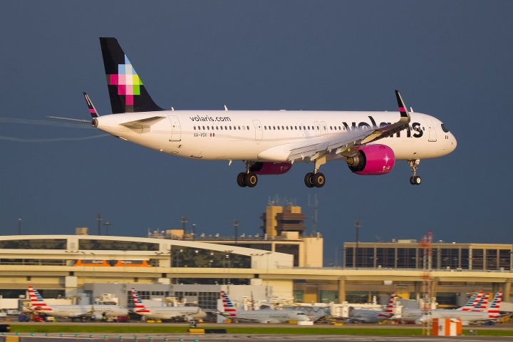 4. Avión A321NEO de Volaris. Foto - @plane_spottingdfw (Instagram)