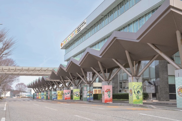 4. Concepto artístico del Aeropuerto Noto Satoyama Pokémon With You. Foto - ポケモン・ウィズ・ユー財団 (Fundación Pokémon Contigo)
