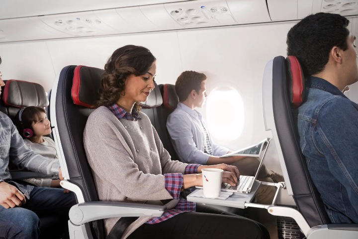 4. Conectividad en vuelo de American Airlines. Foto - American Airlines