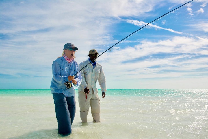 4. Pesca en Mangrove Cay Club. Foto - @mangrovecayclub (Instagram)