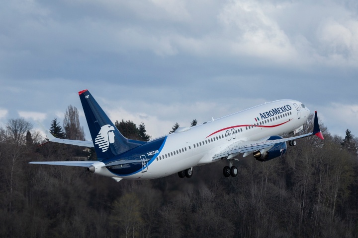 6. Avión de Aeroméxico. Foto - The Boeing Company (Facebook)