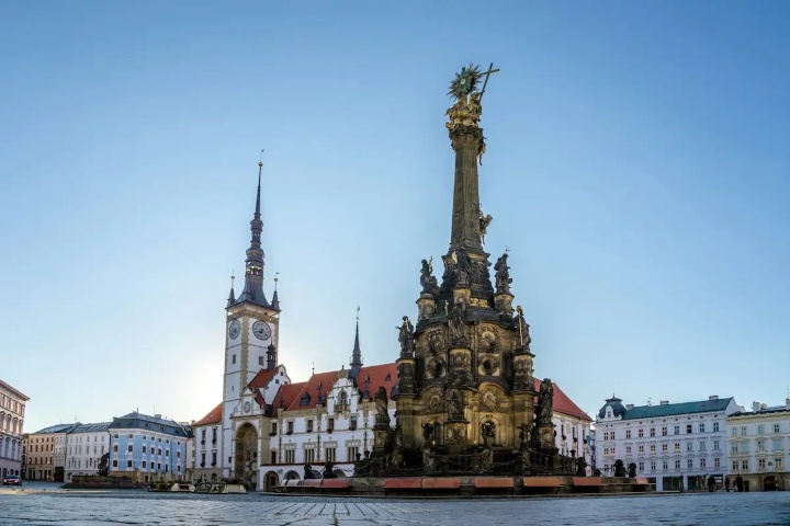 6. Columna de la Santísima Trinidad en Olomouc. Foto - Viaggiatore Felice