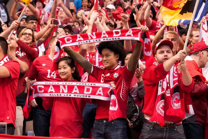 7. Fanáticos de la Selección Nacional de Canadá. Foto - Canada Soccer (Facebook)