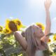 CAMPO DE GIRASOLES CON REHILETES