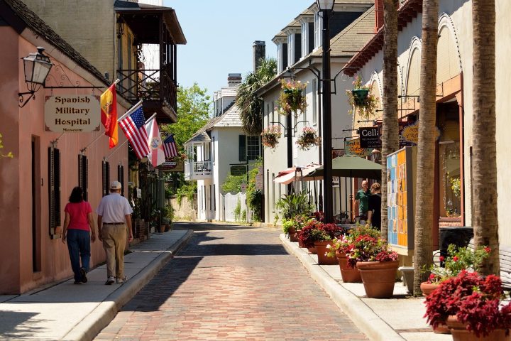 Calle Aviles en St. Augustine. Foto - paulbr75 (Pixabay)