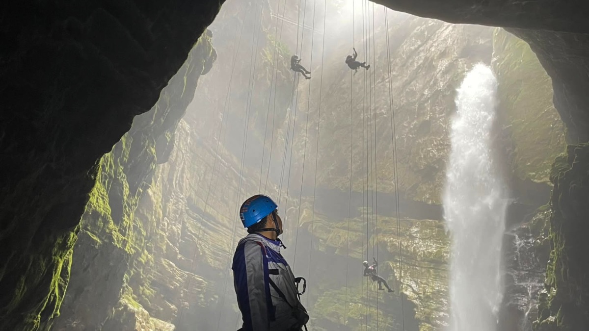 EL SÓTANO DE POPÓCATL EN VERACRÚZ. Foto - @veracruz_adventure (Instagram)