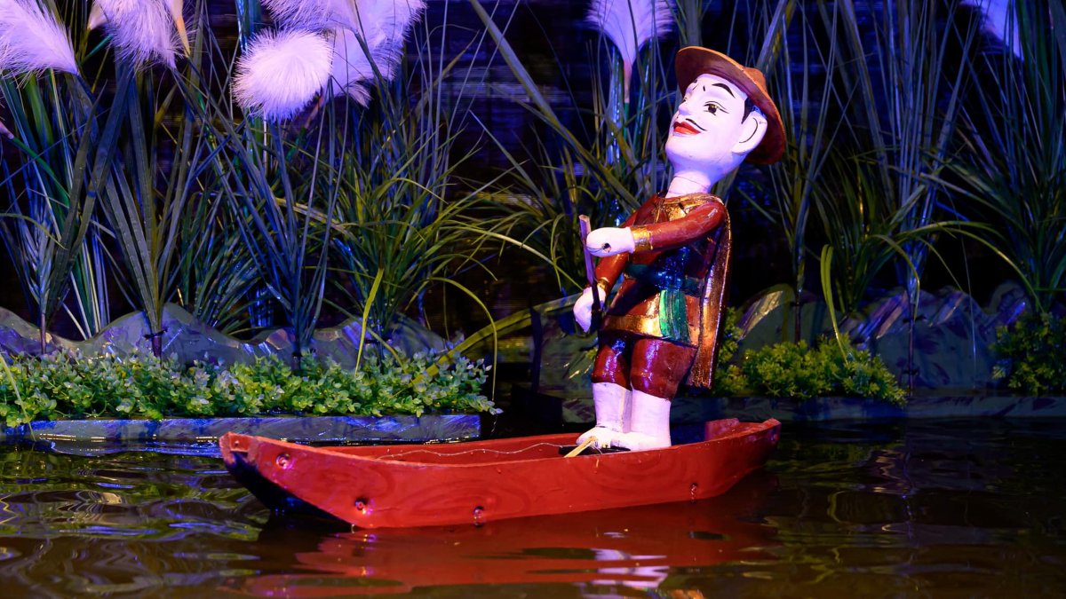 LOS TÍTERES ACUÁTICOS DE VIETNAM. Foto - Nhà hát Múa rối Thăng Long - Thang Long Water Puppet Theater (Facebook)
