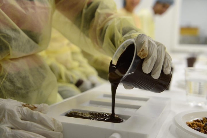 2. Chocolate líquido en la Chocolatería Graycliff. Foto - Graycliff Chocolatier