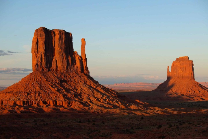 2. Mittens en Monument Valley. Foto - The View Hotel
