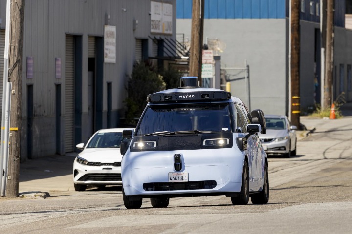 3. Vehículo Ojai de Waymo. Foto - @electricfelix (X)