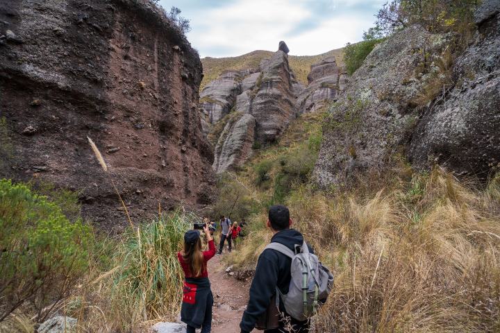 3. Visitantes en el Parque Natural Los Terrones. Foto - Turismo Capilla (Facebook)