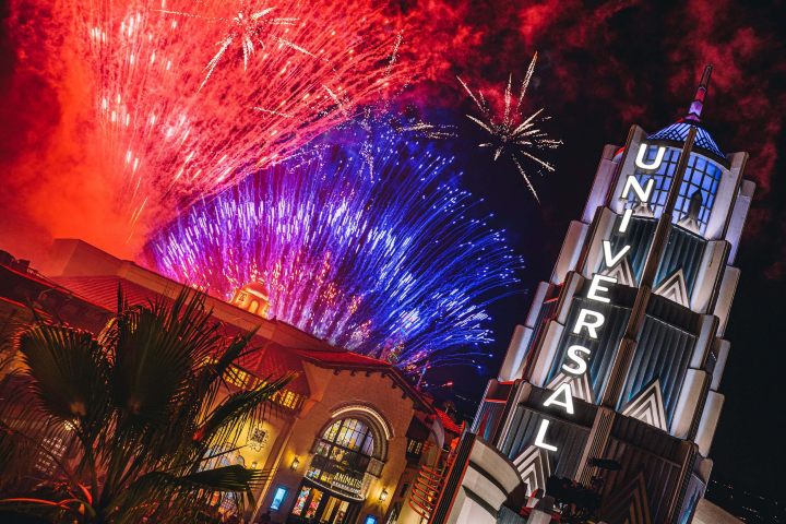 4. Fuegos artificiales del 4 de Julio en Universal Studios Hollywood. Foto - Inside Universal
