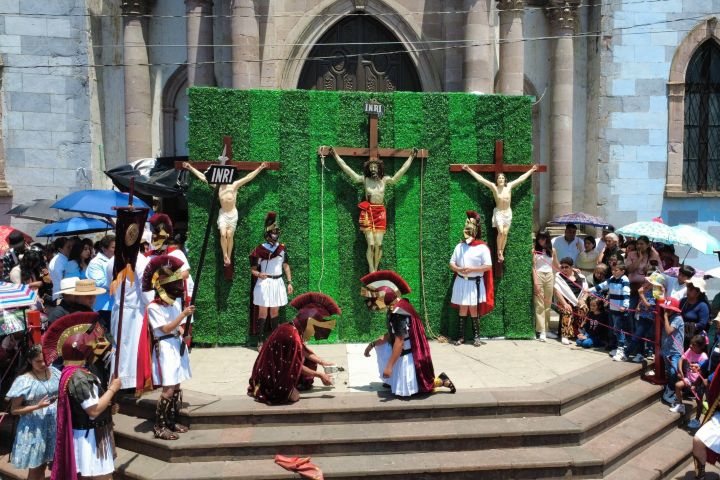 4. Viernes Santo en Angangueo. Foto - Angangueo Michoacán (Facebook)