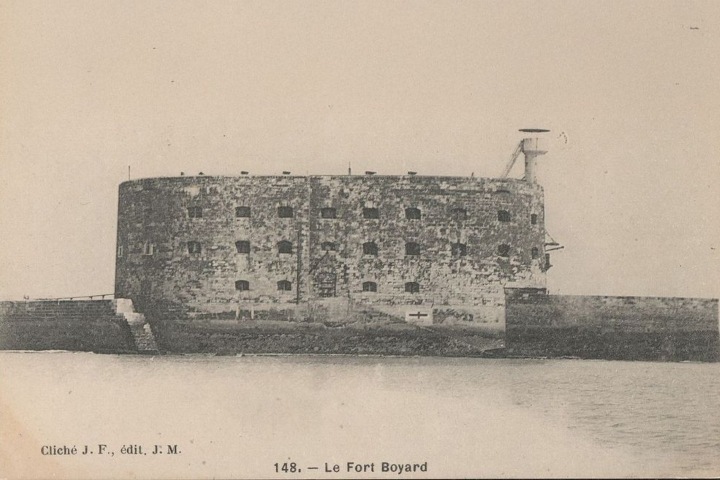 5. Antigua fotografía del Fort Boyard. Foto - Fondation du patrimoine