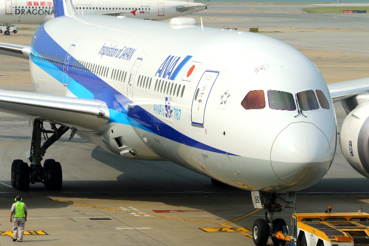5. Avión de All Nippon Airways. Foto - Manuel Negrerie (Facebook)